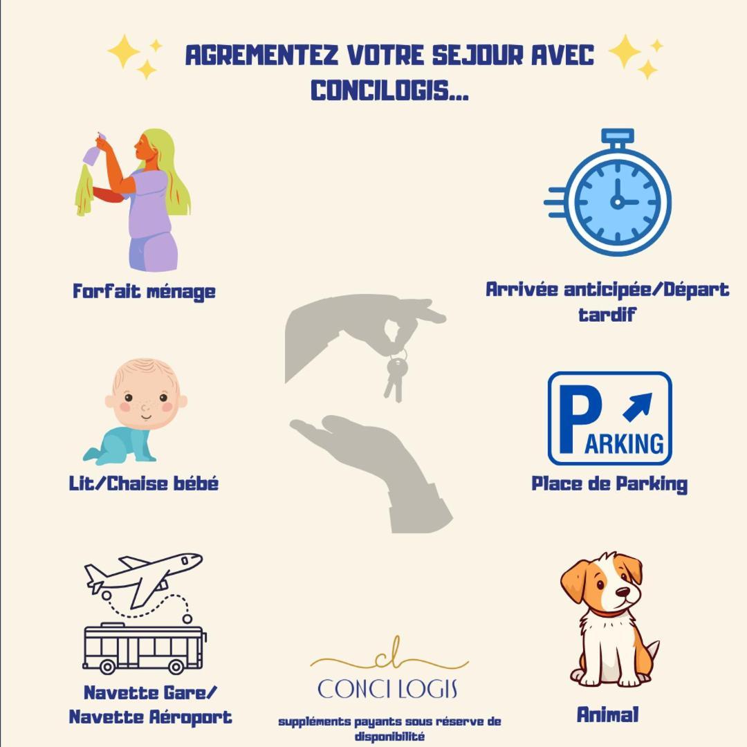 "Loulou" T1 Moderne Et Lumineux, Centre Ville, Wifi, Parking Sète Zewnętrze zdjęcie